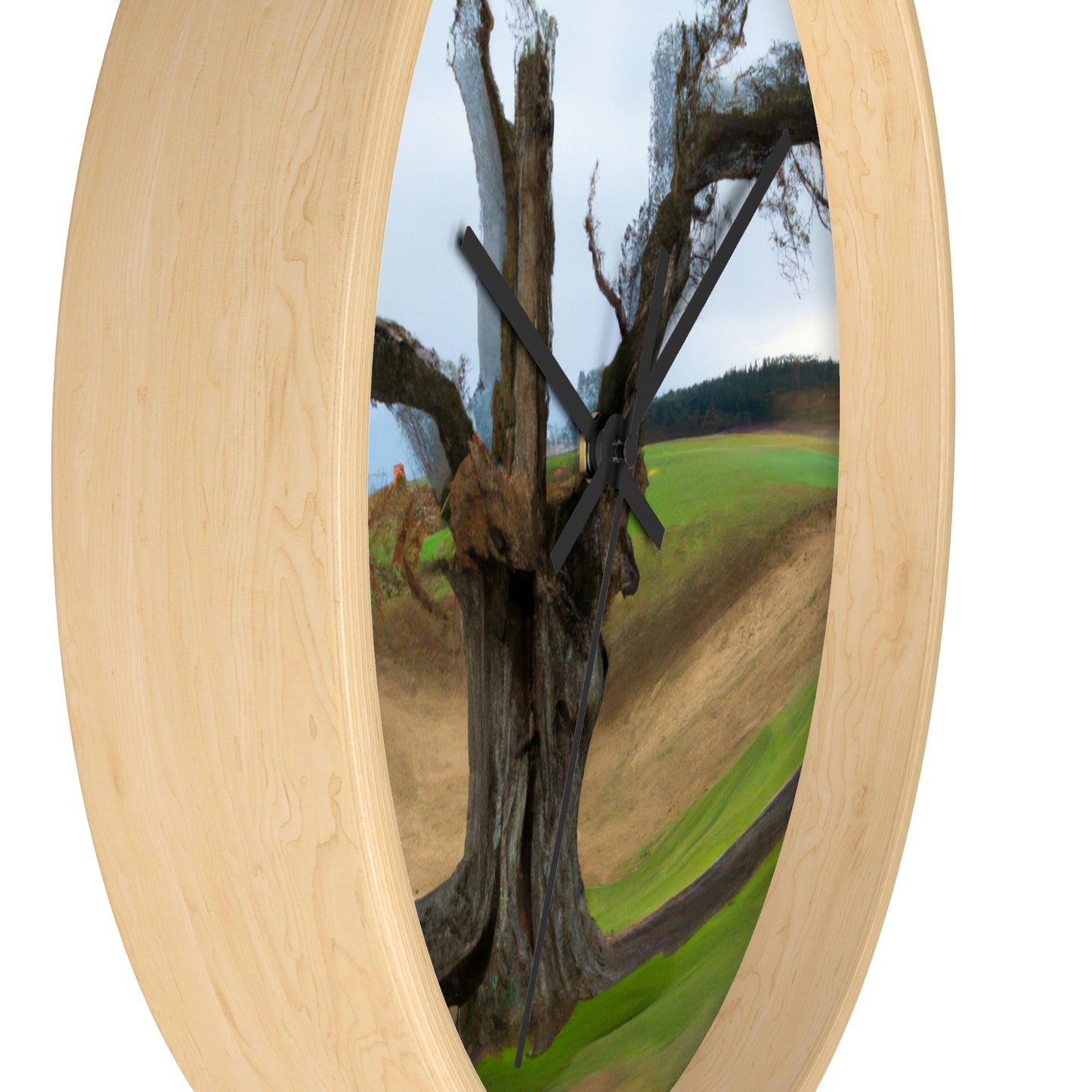 "A Shadow in the Meadow: The Last Standing Tree" - The Alien Wall Clock