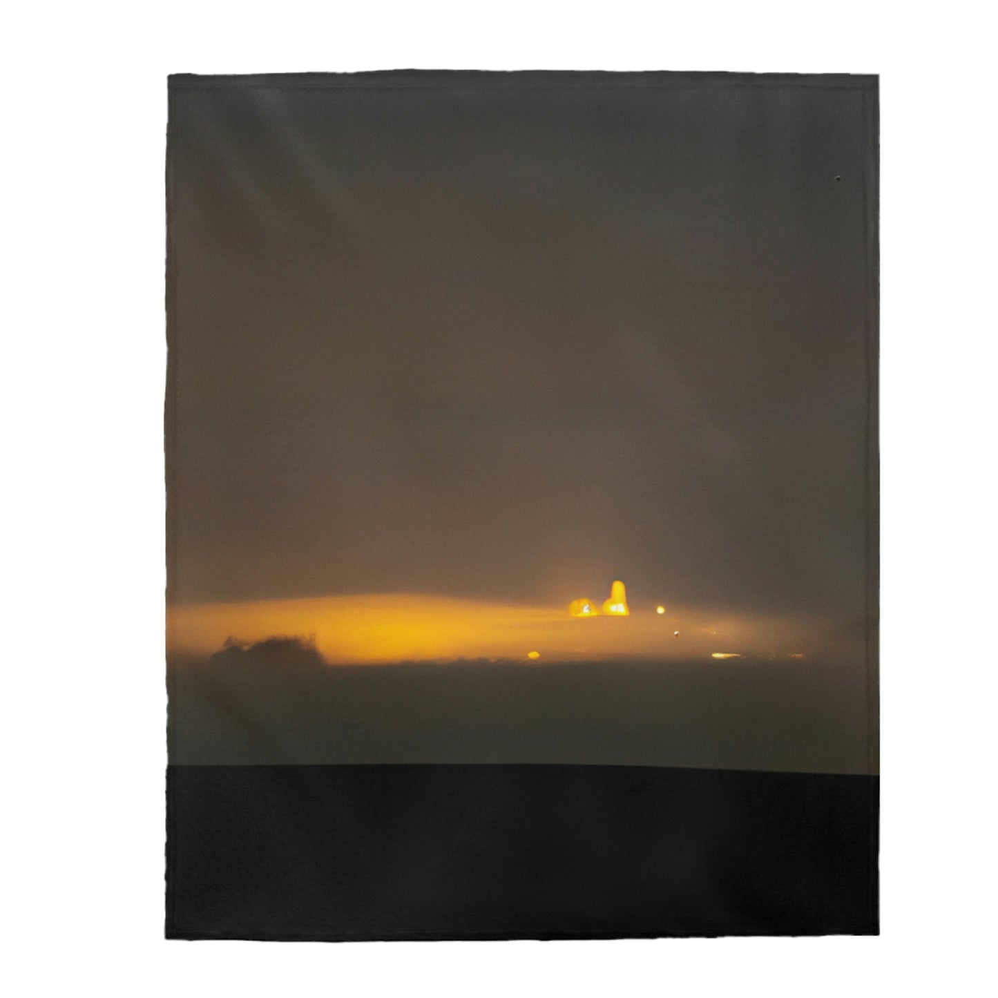 "Distant Illumination" - The Alien Velveteen Plush Blanket