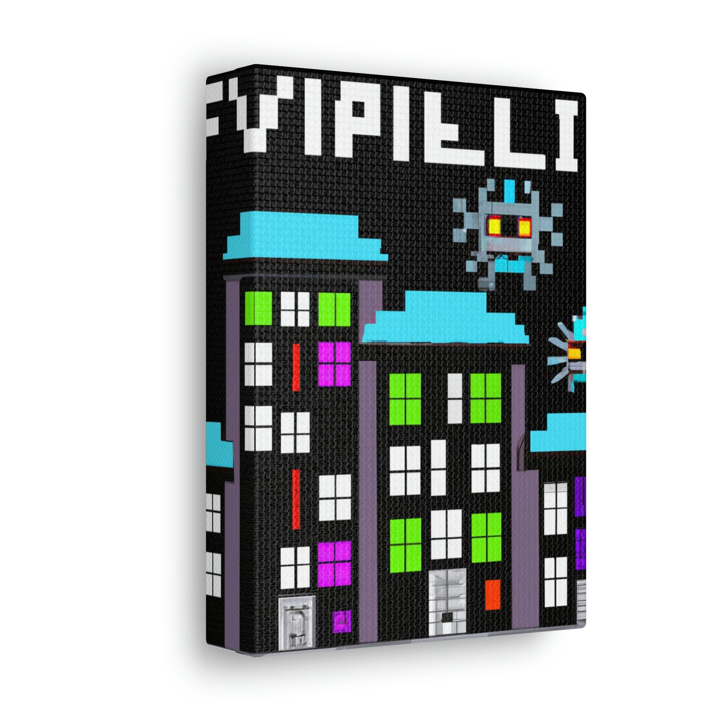 "City Defenders: Creative Space Invaders" - The Alien Canva