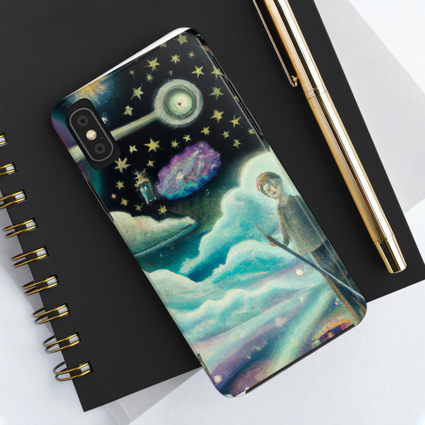 "Ein Meer aus Diamanten in der Nacht" - Die Alien Tough Phone Cases