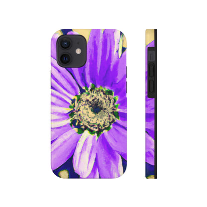 Lila Blütenblätter knallen: Kreieren Sie eine auffällige Gänseblümchen-Rosen-Fusion – The Alien Tough Phone Cases