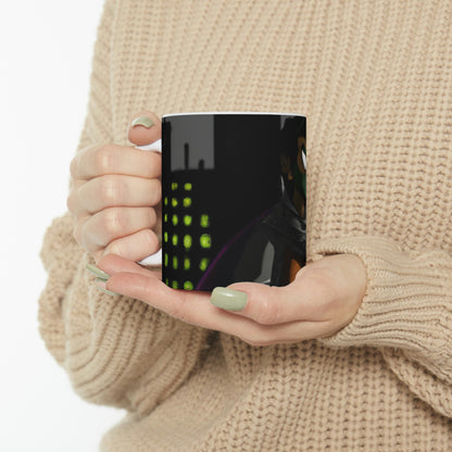 "Stranded in Mystery City" - The Alien Ceramic Mug 11 oz