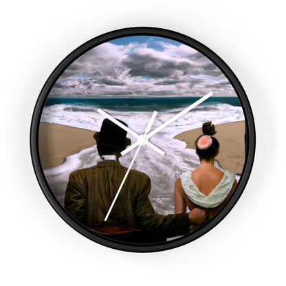 Sea-Swept Romance - The Alien Wall Clock