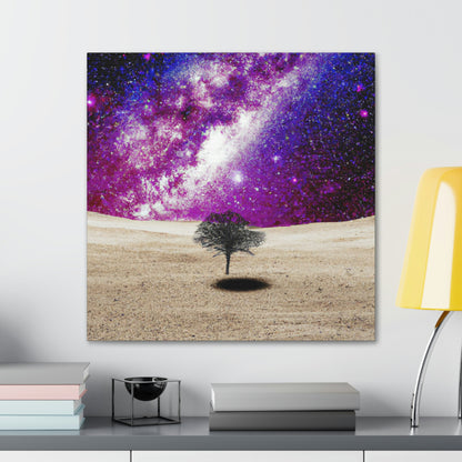 "Árbol solitario de polvo de estrellas" - The Alien Canva