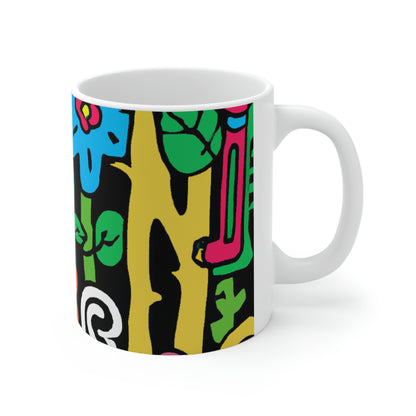 The Enchanted Garden of Wonders. - The Alien Ceramic Mug 11 oz