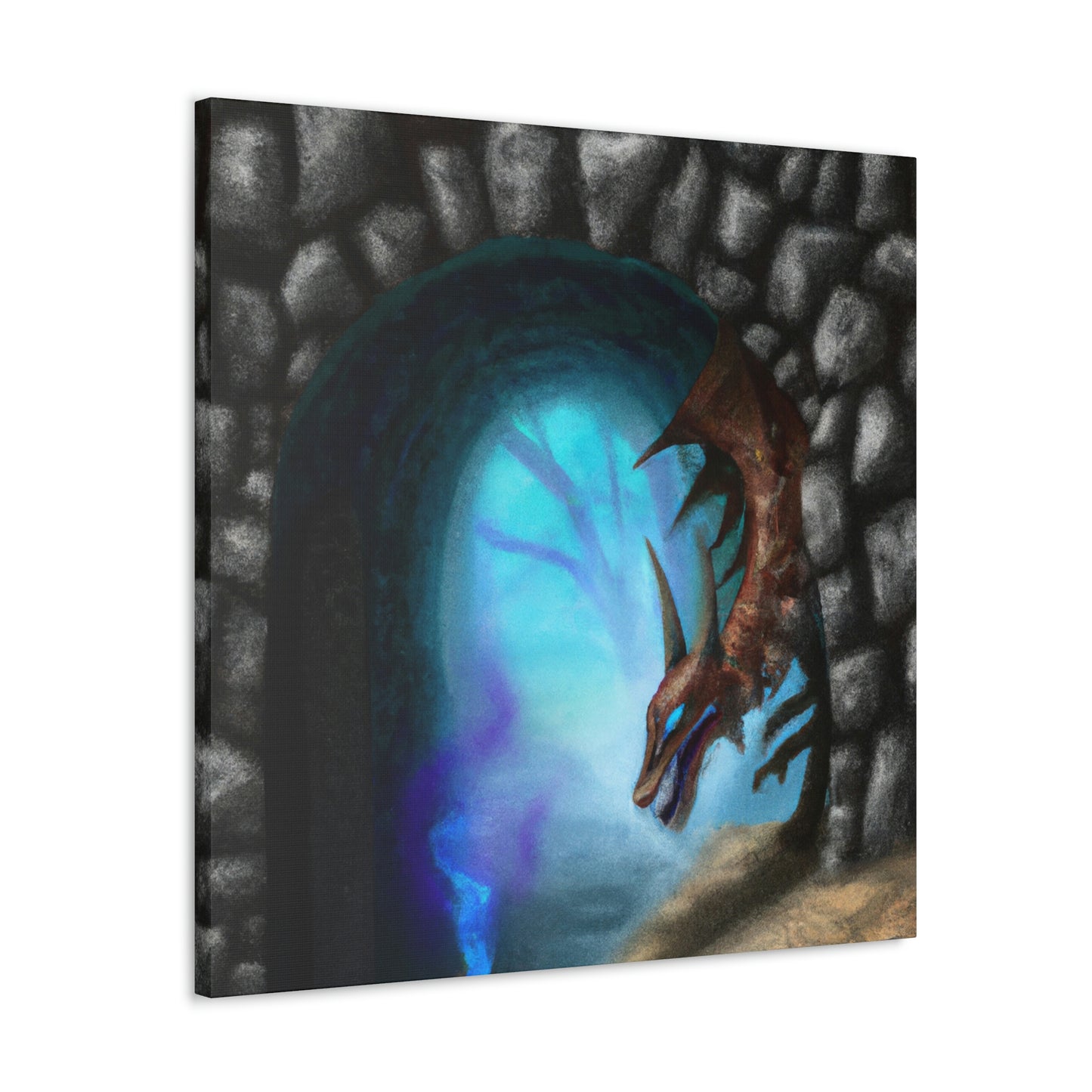 "The Dragon and the Forbidden Portal" - The Alien Canva