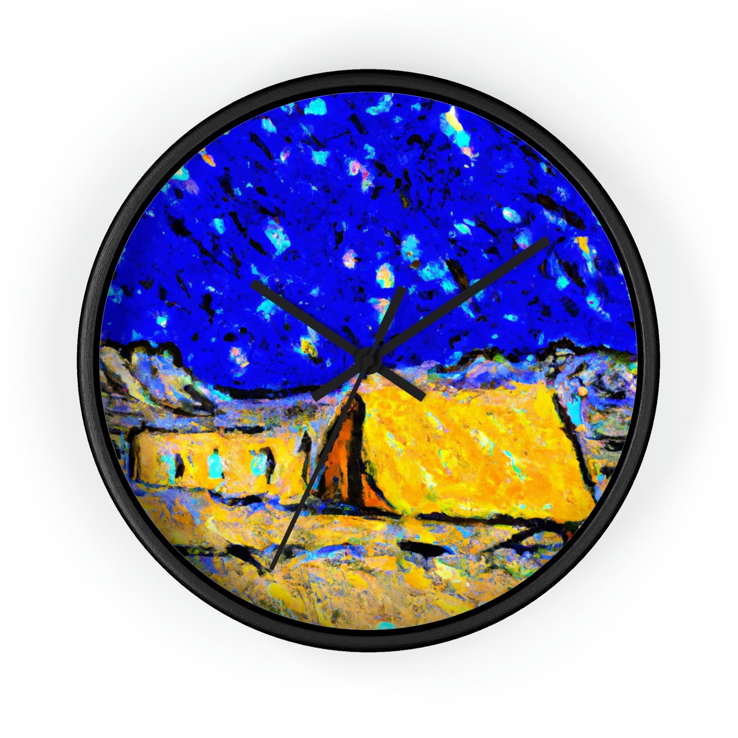 "Enchanted Sands of the Night Sky" - The Alien Wall Clock