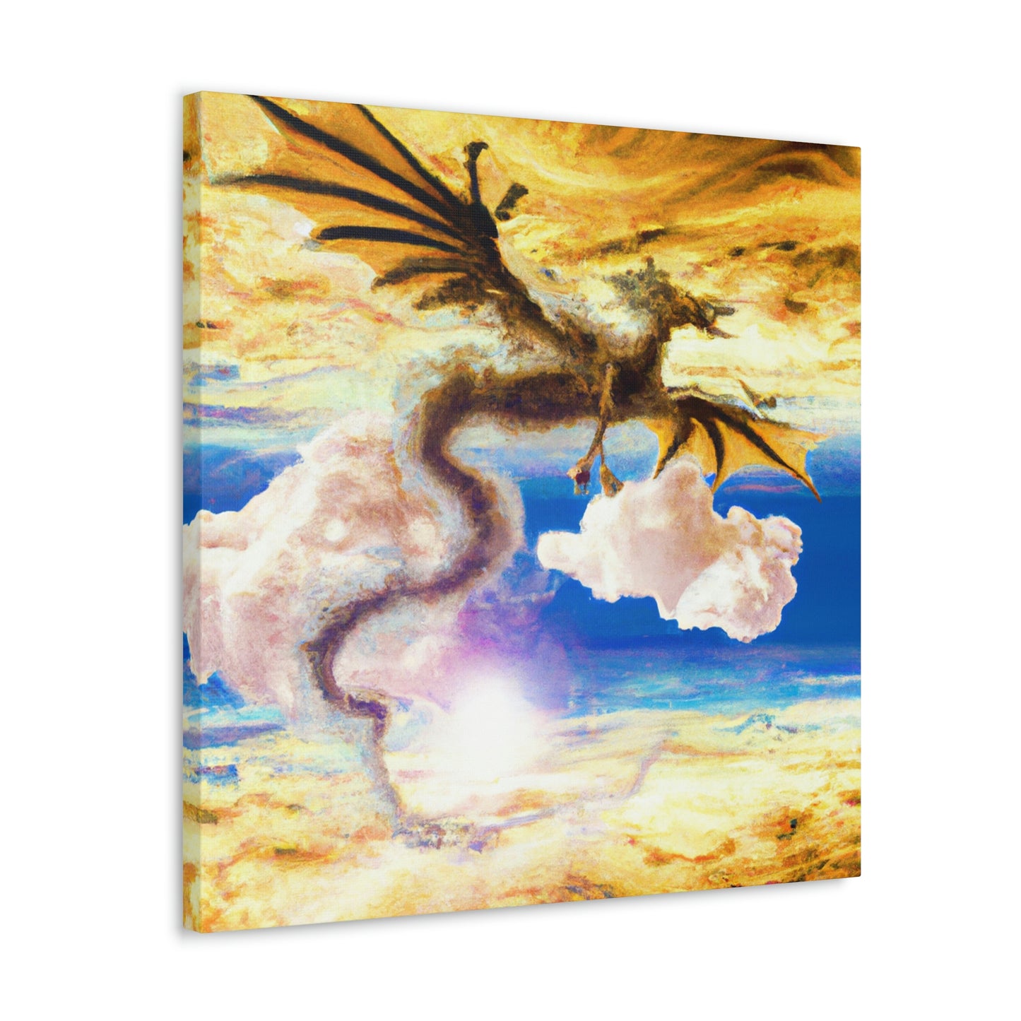 "A Heavenly Blaze with a Mystic Dragon" - The Alien Canva