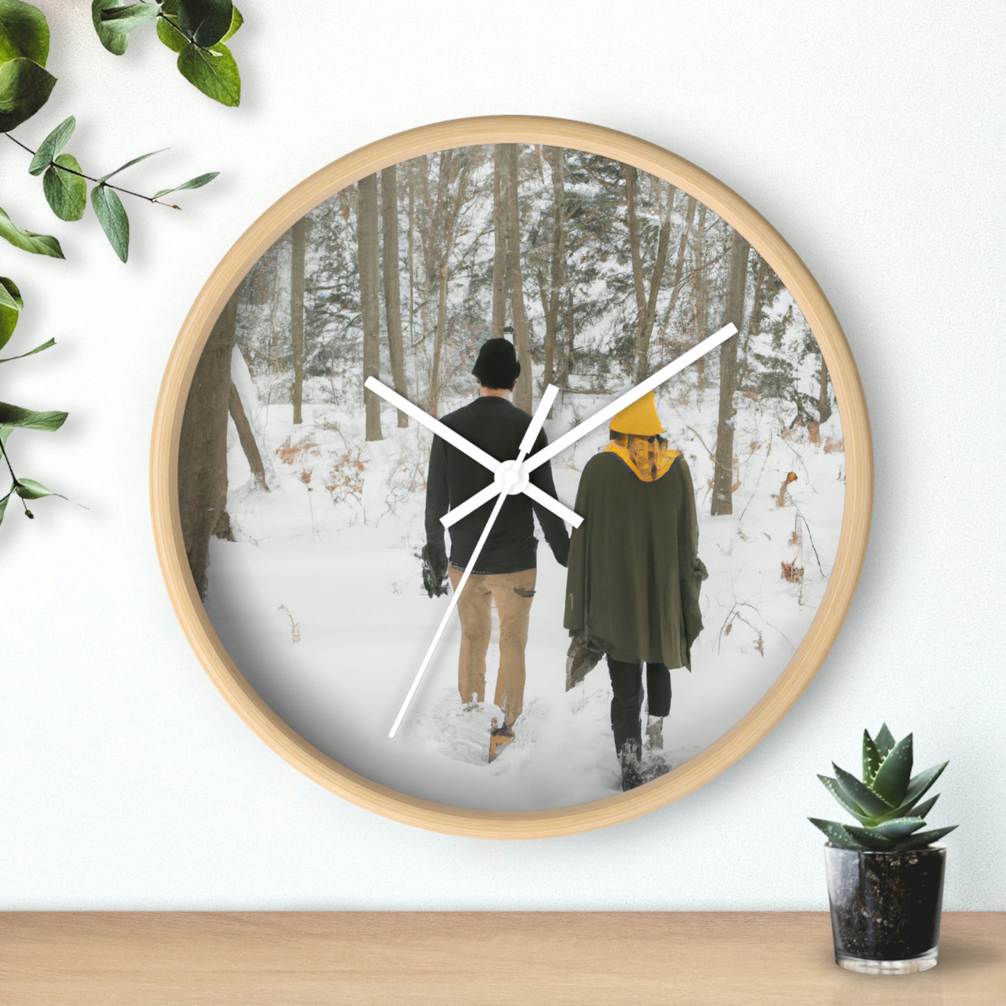 "Cuento de hadas en la nieve" - ​​El reloj de pared alienígena