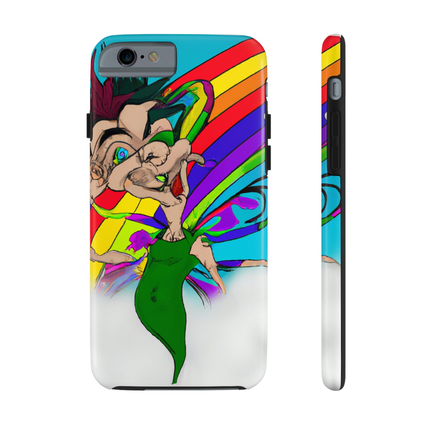 Rainbow Mischief Fairy - The Alien Tough Phone Cases