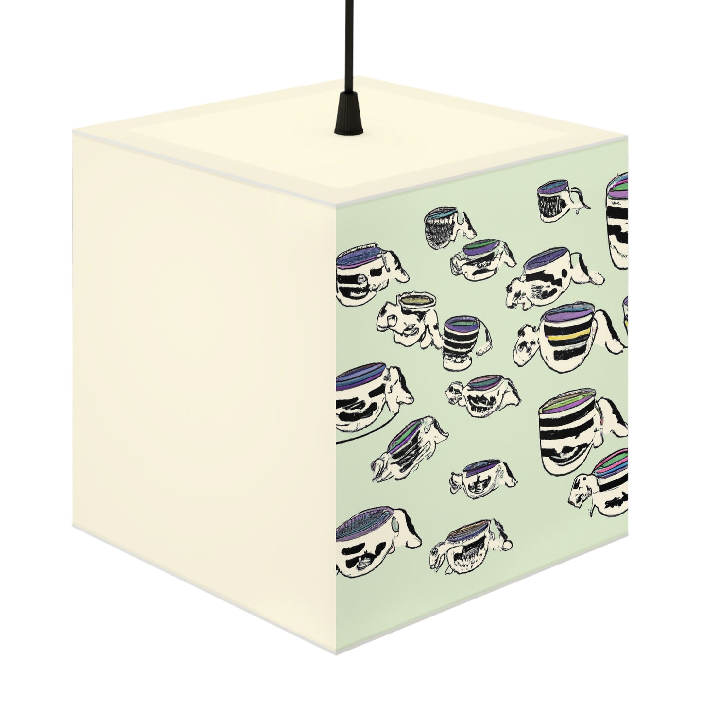 "A Purr-fectly Precious Tea Party Parade" - The Alien Light Cube Lamp