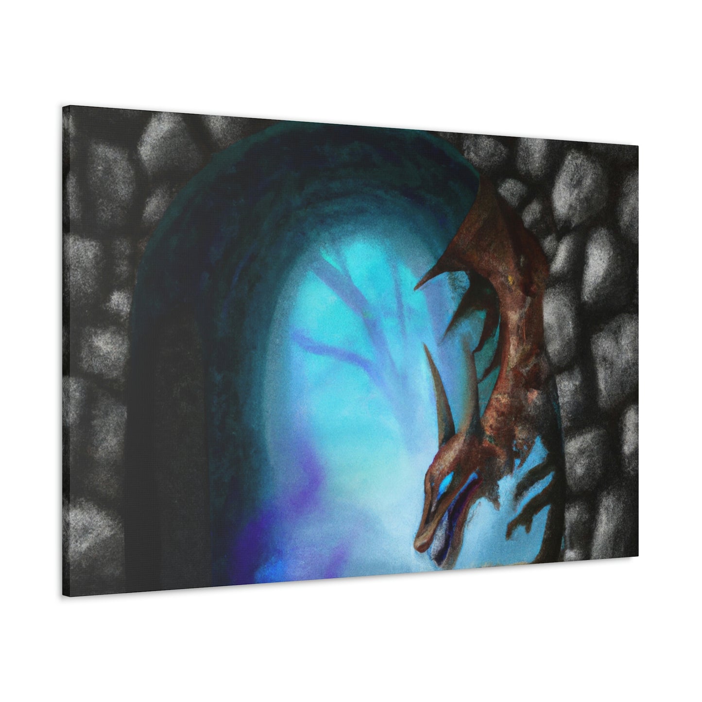 "The Dragon and the Forbidden Portal" - The Alien Canva