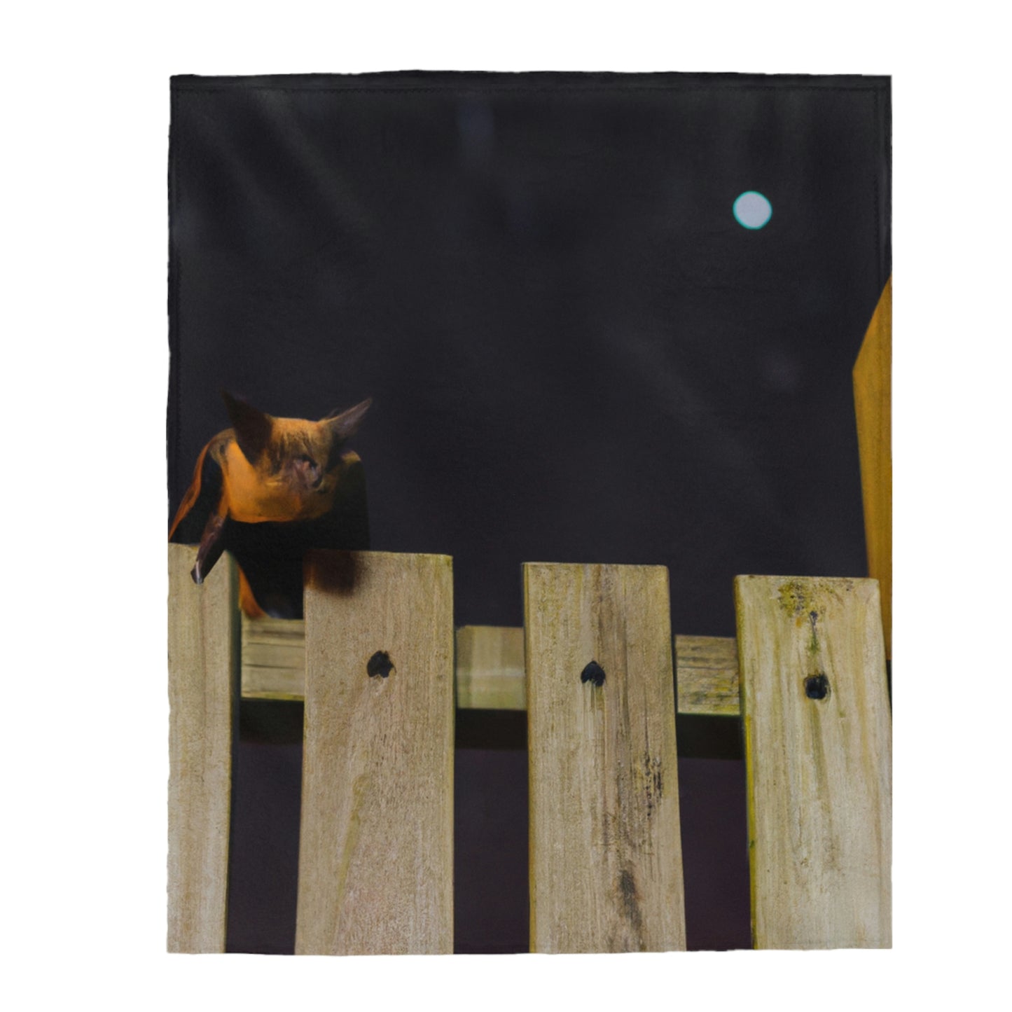 "A Silent Observer" - The Alien Velveteen Plush Blanket