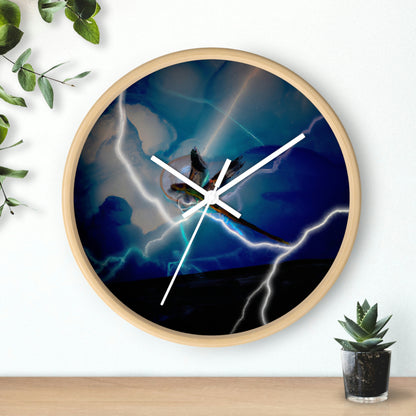 "Draco in the Tempest" - The Alien Wall Clock