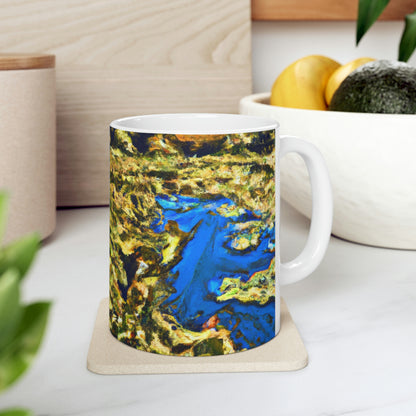 "Invasion of the Pond Monsters" - The Alien Ceramic Mug 11 oz