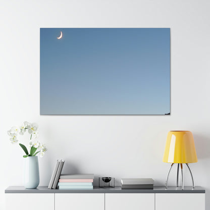 The Crescent Moon in Winter's Shadow - The Alien Canva