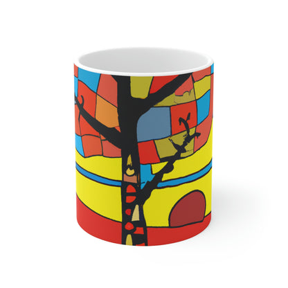 "Lonely Autumn Glow" - Taza de cerámica The Alien 11 oz