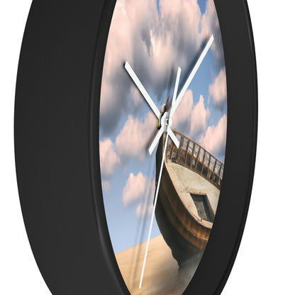 "A Boat Adrift: The Lost Legacy of the Sea." - The Alien Wall Clock