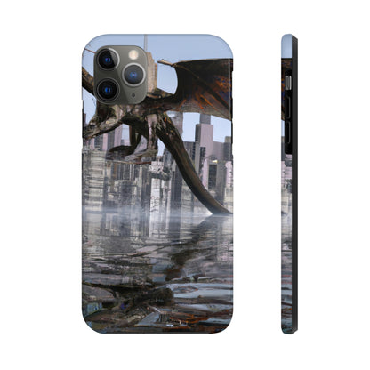 "Aufsteigend die Sintflut: Die hochfliegende Reise eines Drachen." - Die Alien Tough Phone Cases