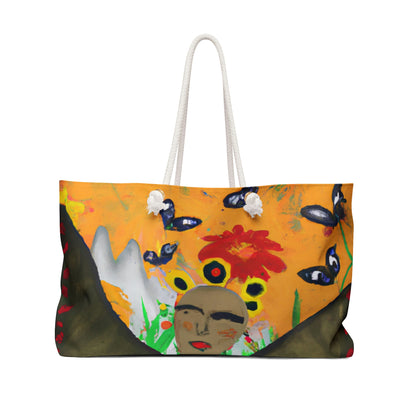 "Ballet de mariposas en el prado de flores silvestres" - The Alien Weekender Bag