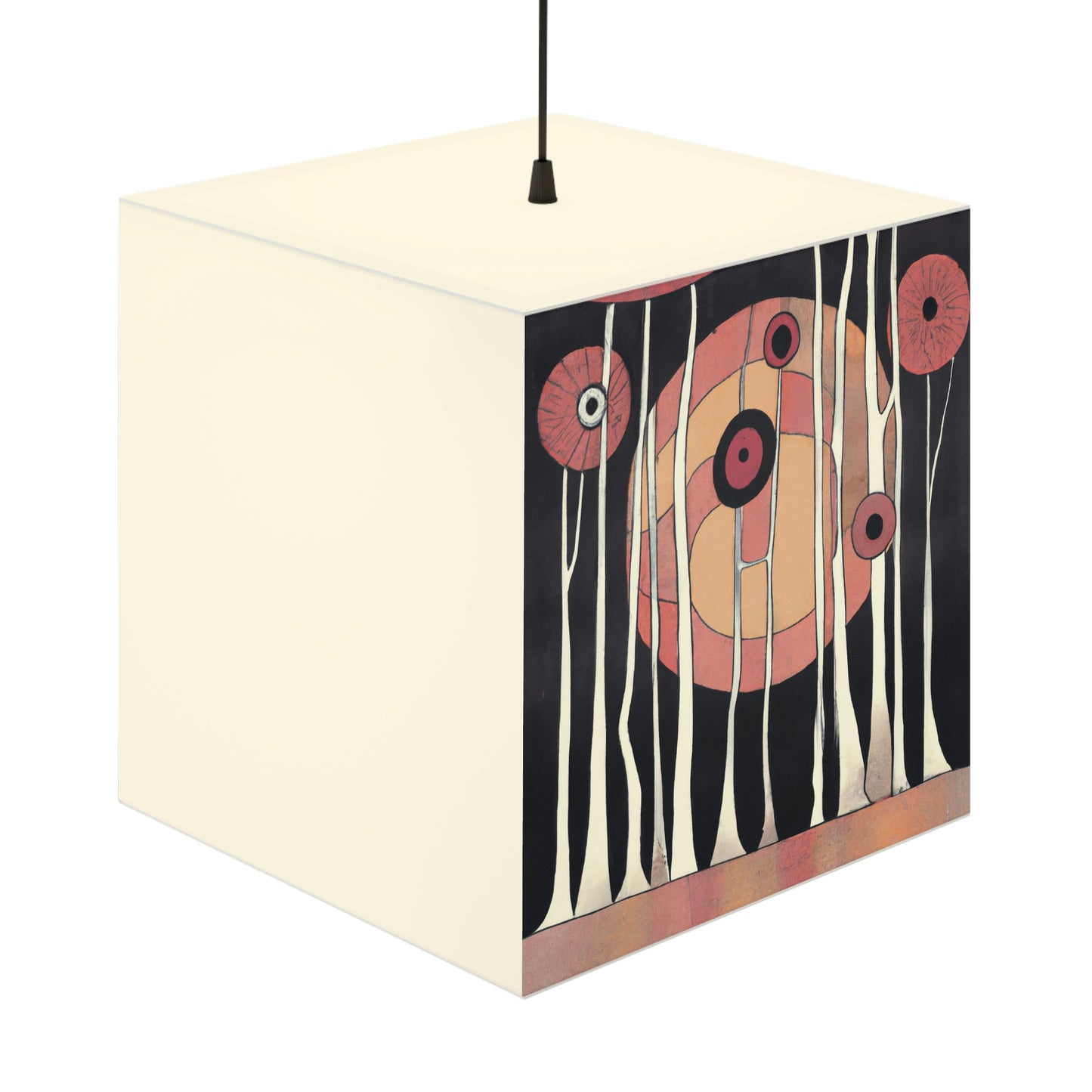 "Eclipse in the Shadowland". - The Alien Light Cube Lamp