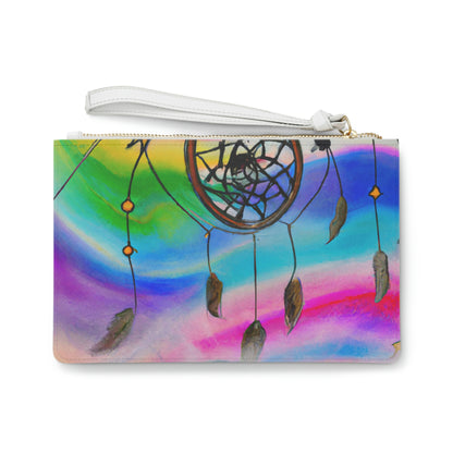 "A Galaxy of Dreams: A Colorful Dreamcatcher Captures Falling Stardust" - The Alien Clutch Bag