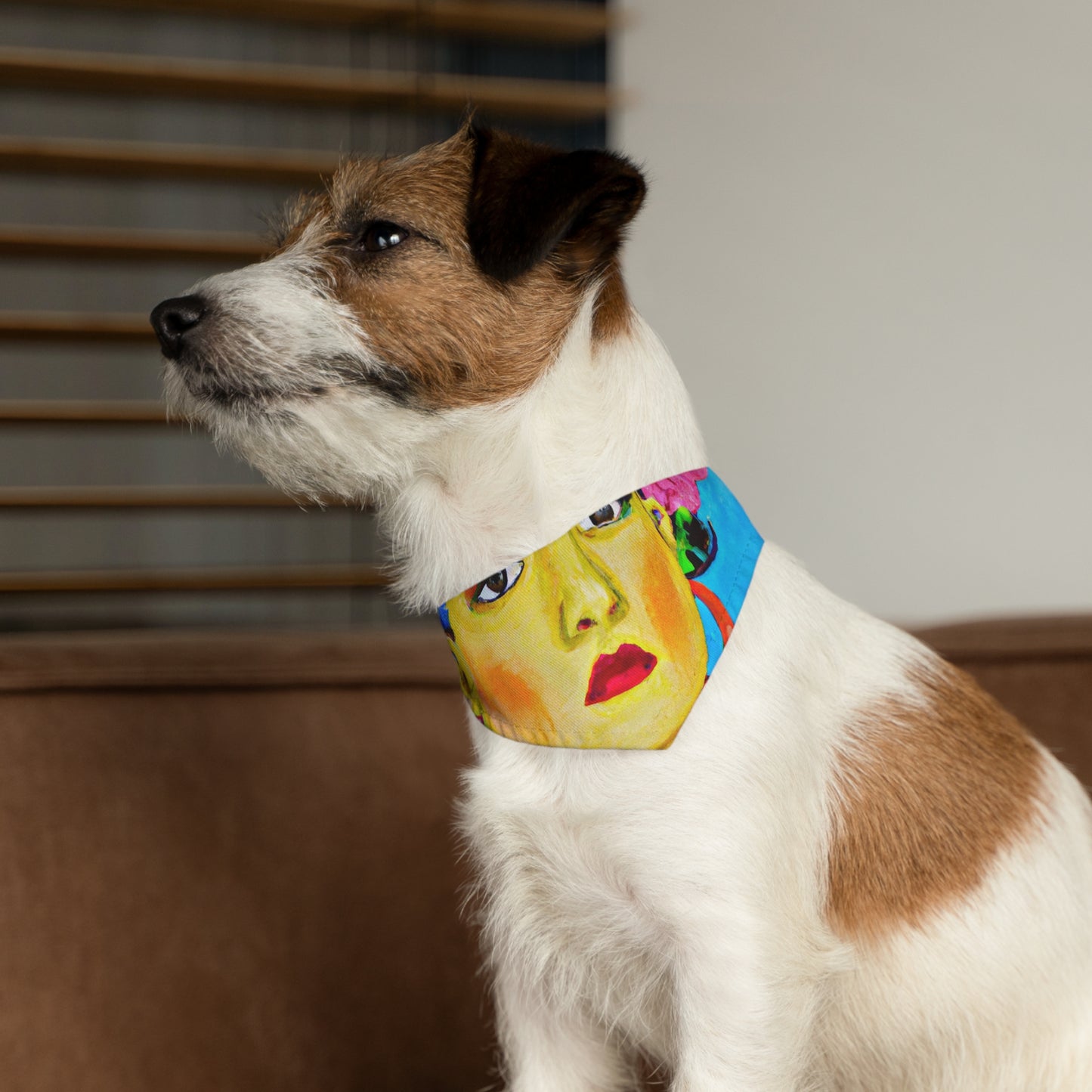 "Fierce and Free: Un tributo a las mujeres mexicanas inspirado en Frida Kahlo" - The Alien Pet Bandana Collar