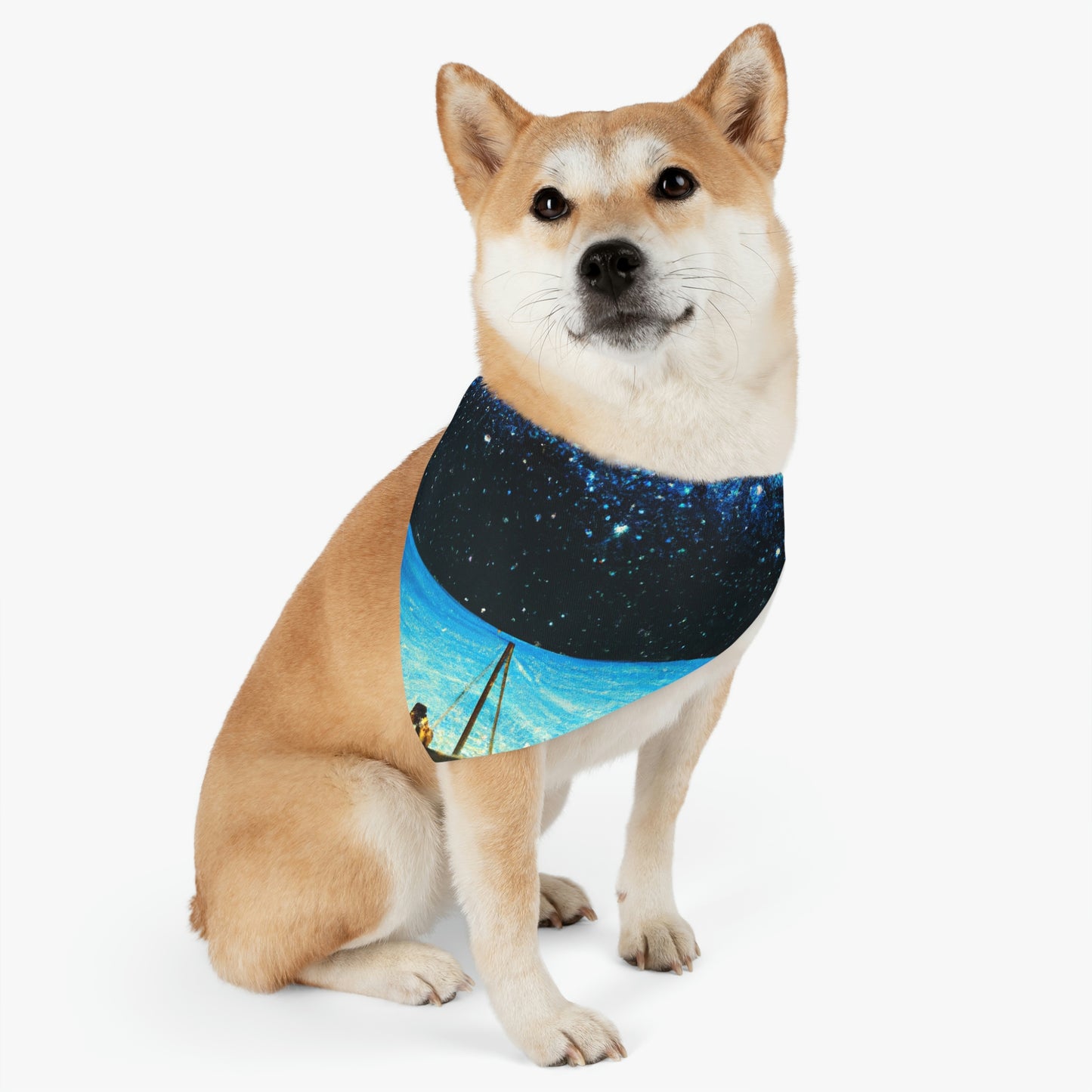 "A Voyage of Starlight". - The Alien Pet Bandana Collar