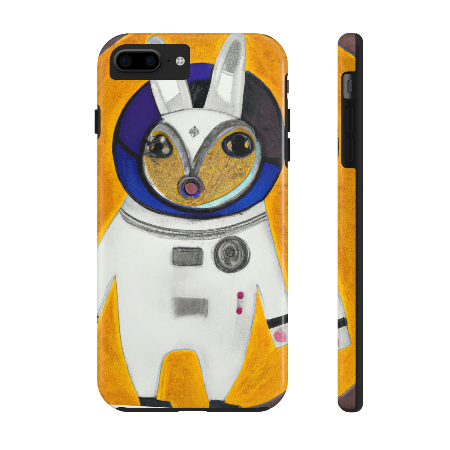 "Hopping to the Moon: Die weltraumgebundenen Abenteuer eines schelmischen Kaninchens". - Die Alien Tough Phone Cases