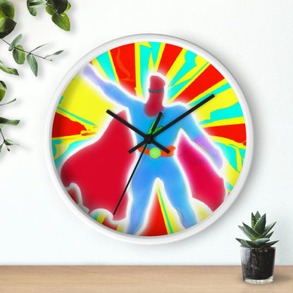 "The Vibrant Superhero" - The Alien Wall Clock