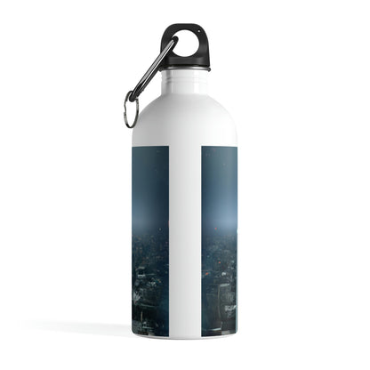 "A Distant Spark: An Alien's Search for Sanctuary in the City." - The Alien Stainless Steel Water Bottle