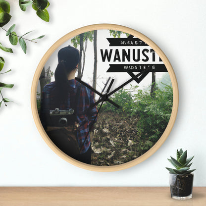 "Lost in Time: Exploring Forgotten Memories Through Wanderlust" - The Alien Wall Clock