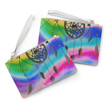 "A Galaxy of Dreams: A Colorful Dreamcatcher Captures Falling Stardust" - The Alien Clutch Bag