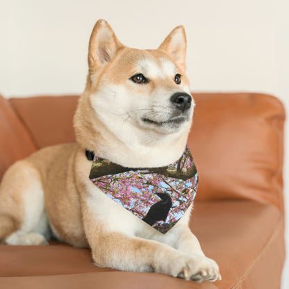 "A Blossoming Reflection" - The Alien Pet Bandana Collar