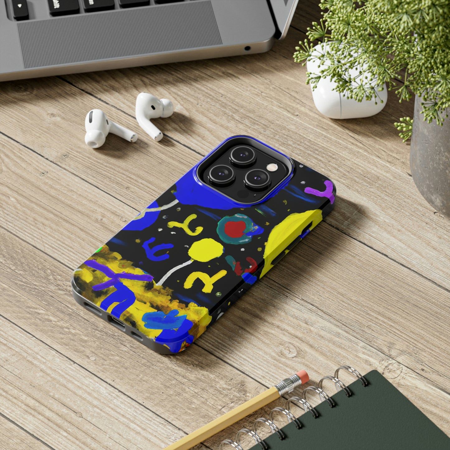 "A Starry Night Rainbow" - The Alien Tough Phone Cases