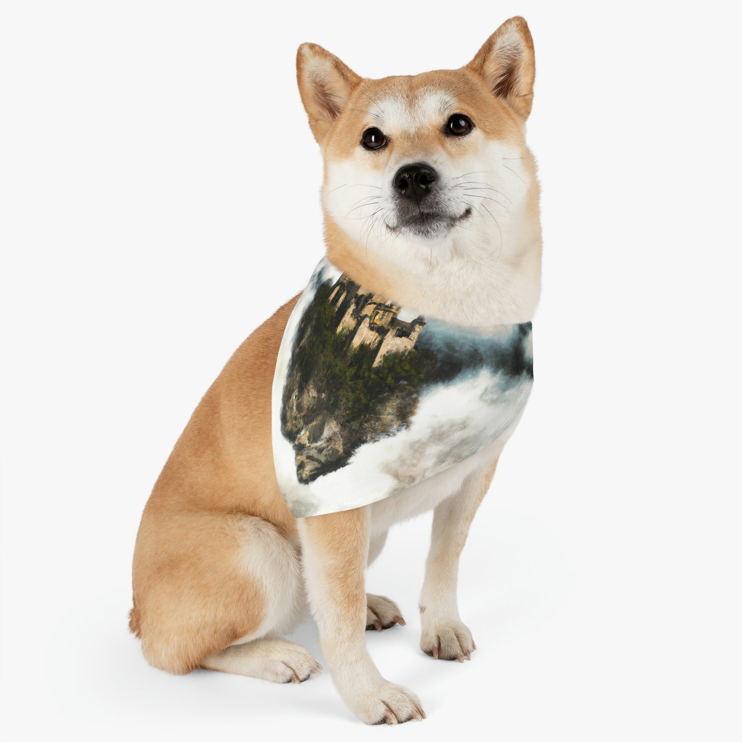 Mystic Castle in the Sky - The Alien Pet Bandana Collar