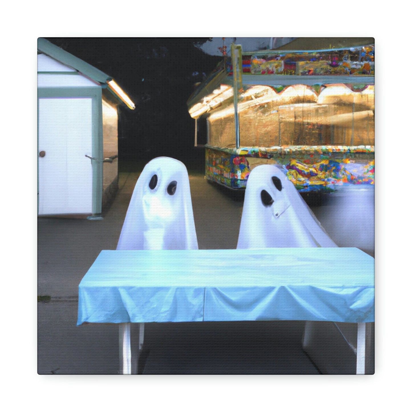 "The Carnival of the Candy-Stealing Ghosts" - The Alien Canva