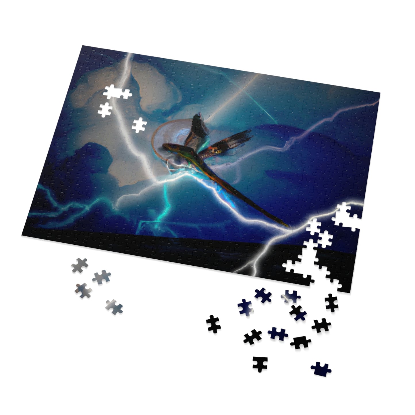 "Draco in the Tempest" - The Alien Jigsaw Puzzle