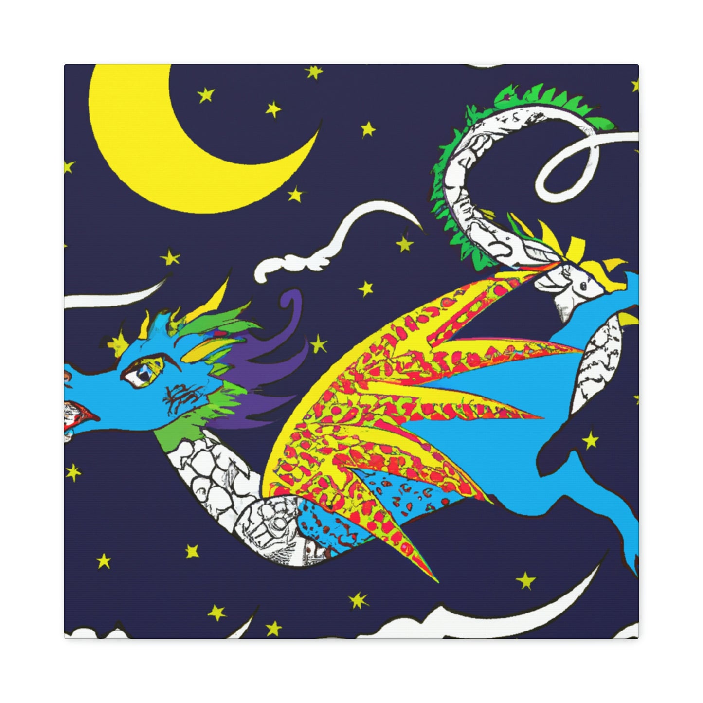 "Midnight Flight of the Dragon" - The Alien Canva