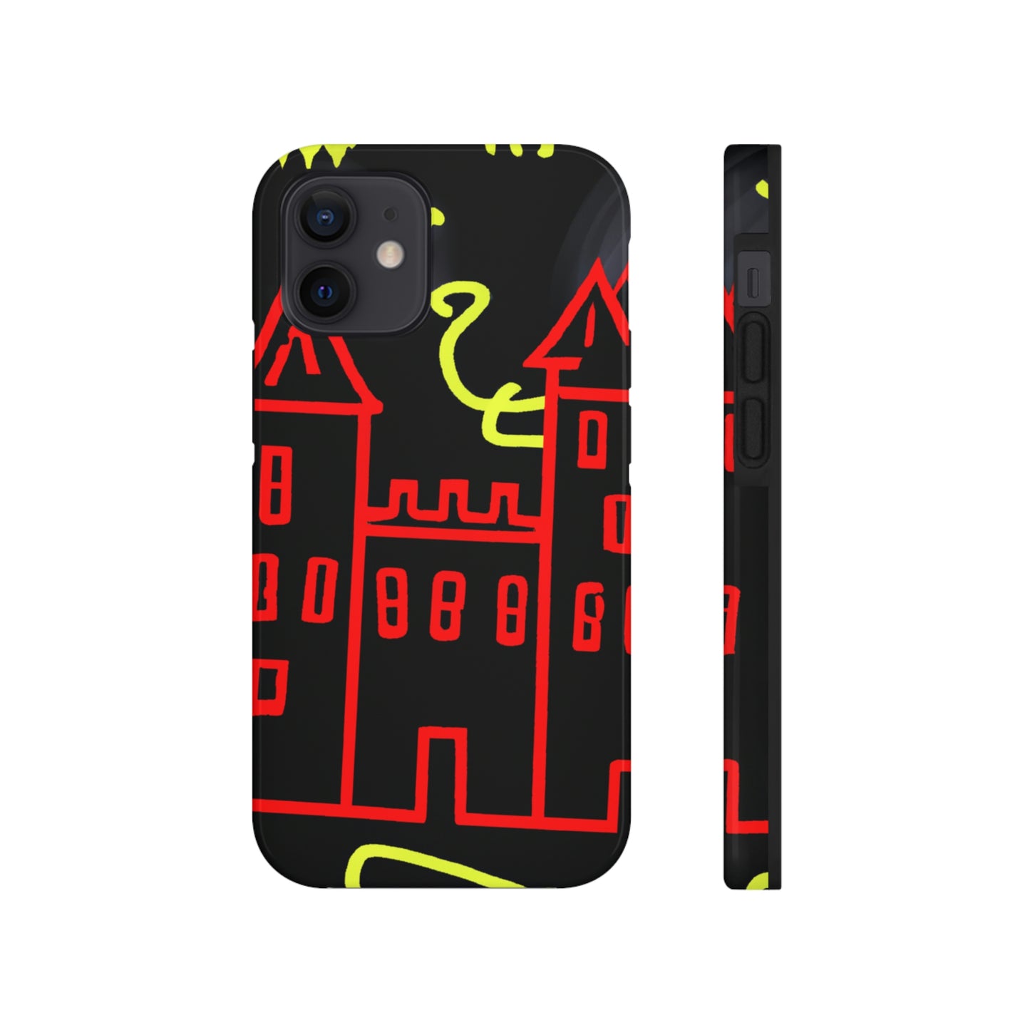 "Una sombra embrujada: Los oscuros secretos del viejo castillo en una noche sombría" - The Alien Tough Phone Cases