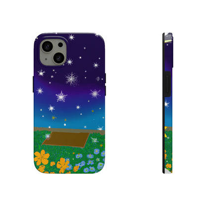 "Ein himmlischer Garten der Farbe" - Die Alien Tough Phone Cases