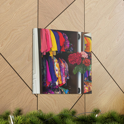 "The Boldest Hues in My Wardrobe" - Canvas