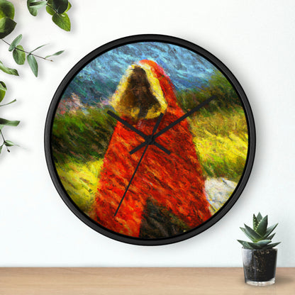 The Tattered Red Cloaked Stranger - The Alien Wall Clock