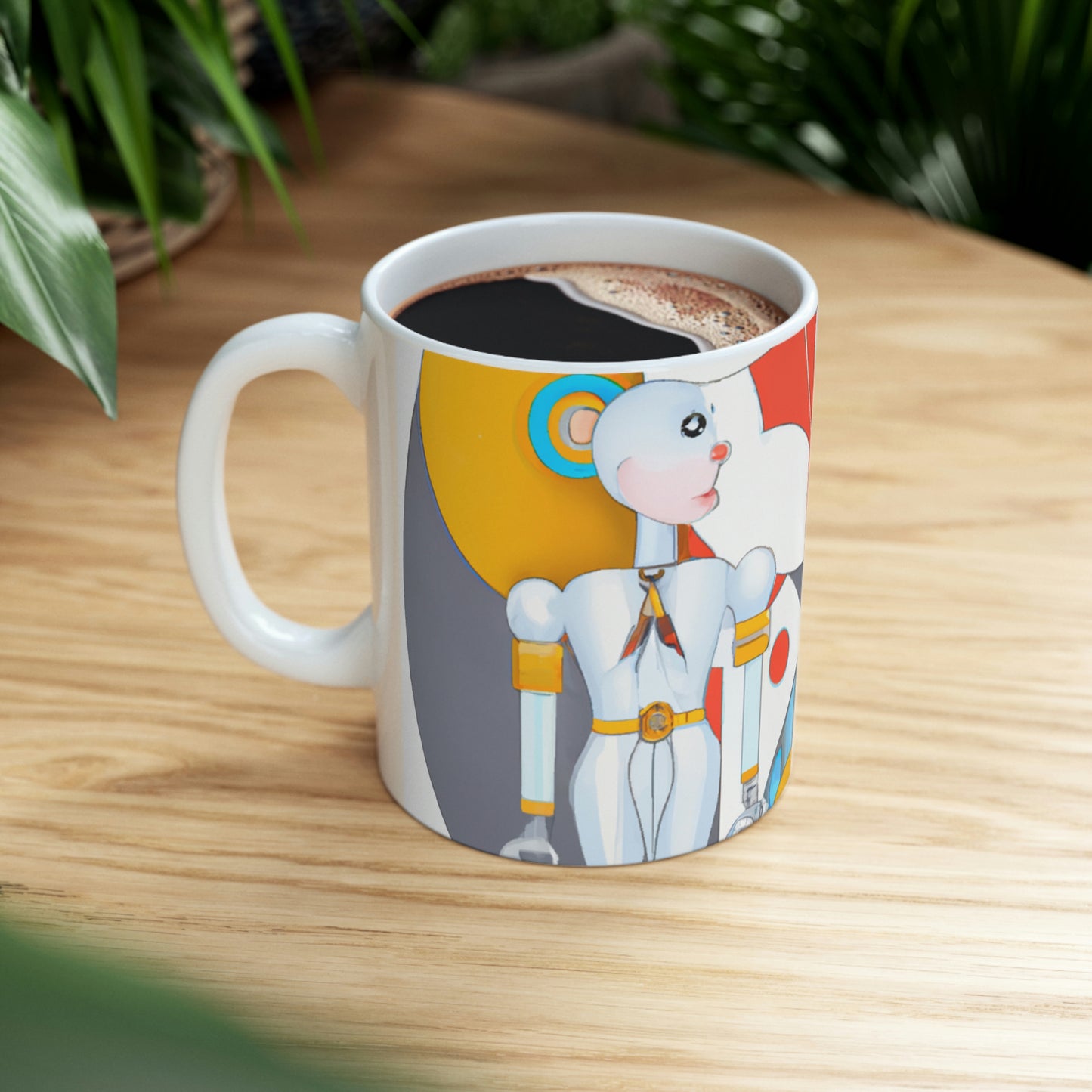 Robots and Us: A Journey Into Utopian Futures - The Alien Ceramic Mug 11 oz