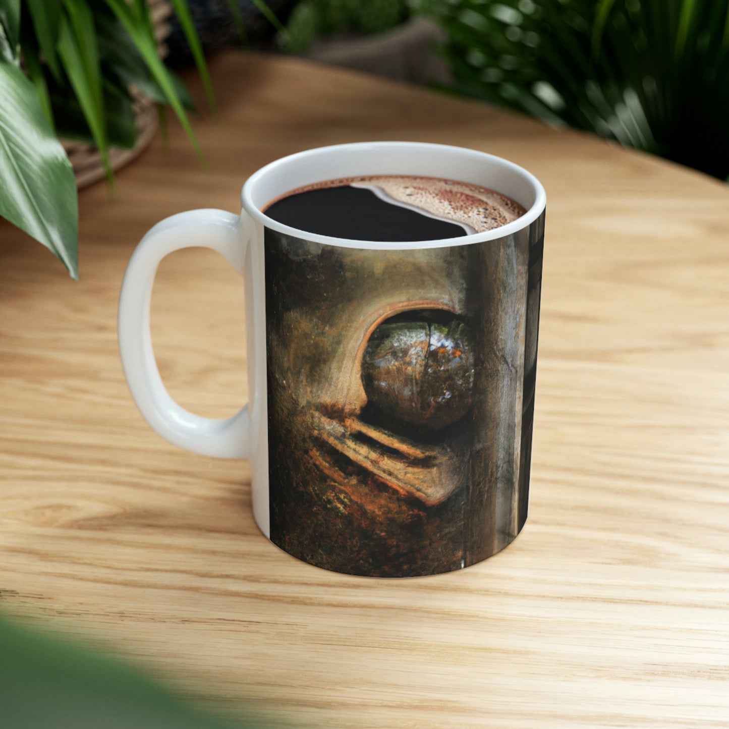 La caseta del perro del misterio. - La Taza de Cerámica Alienígena 11 oz