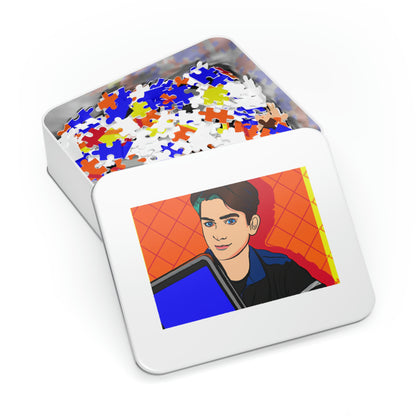 "The Pop Art Laptop Surfer" - The Alien Jigsaw Puzzle