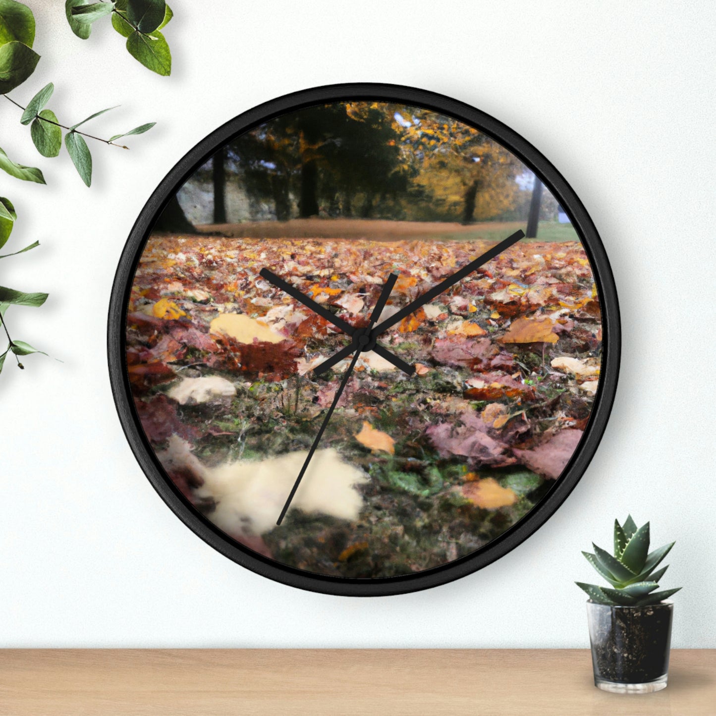 "El misterio olvidado de otoño" - El reloj de pared alienígena