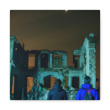 "The Haunted Castle on a Winter's Eve" - The Alien Canva