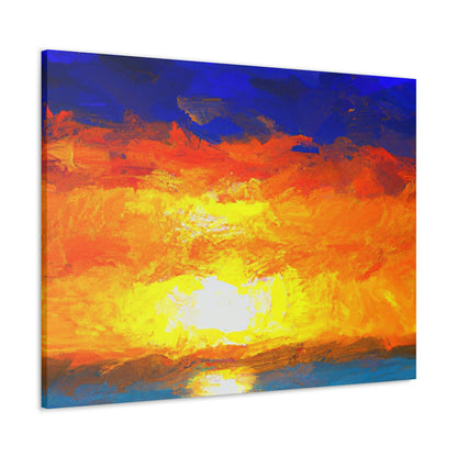 Sunrise Seascape Artist - Peter Ocean - Canvas