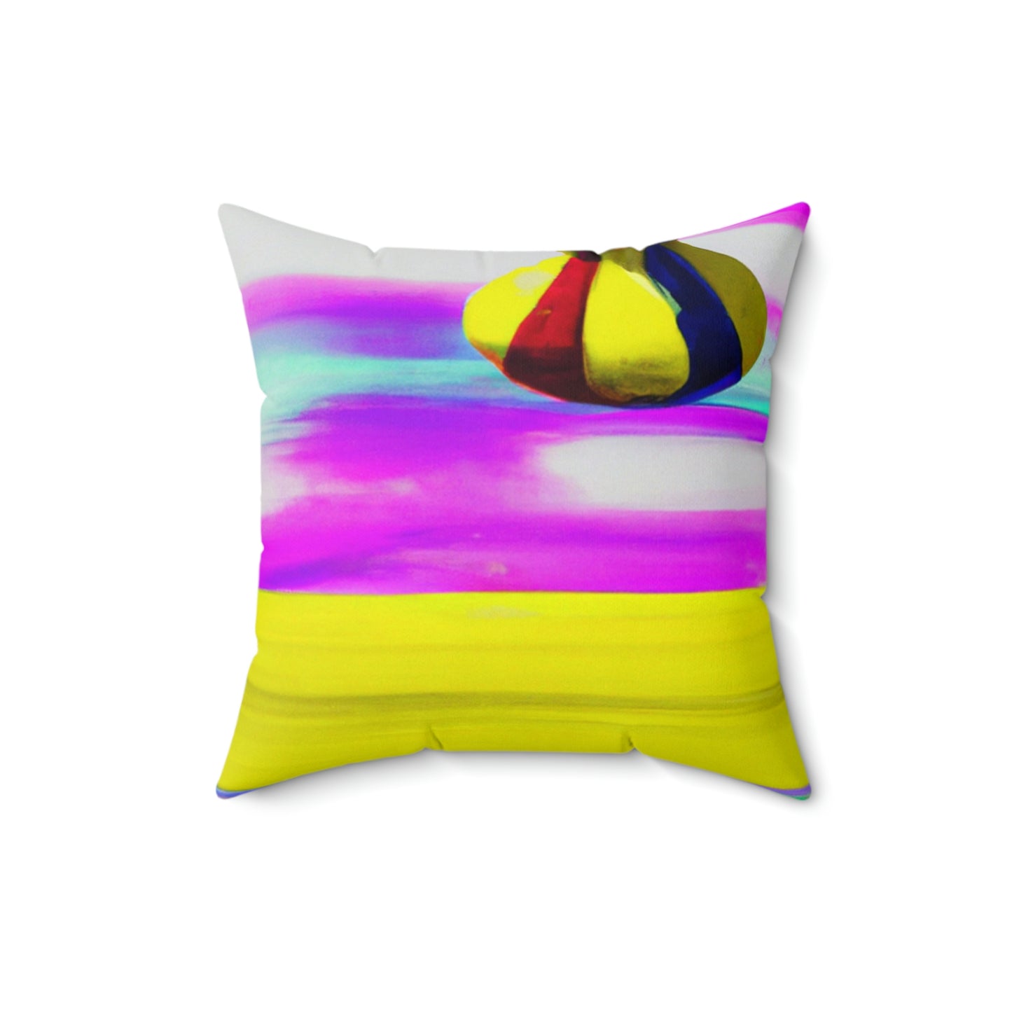 "Ein Gefängnis brillanter Farben" - Das Alien Square Pillow